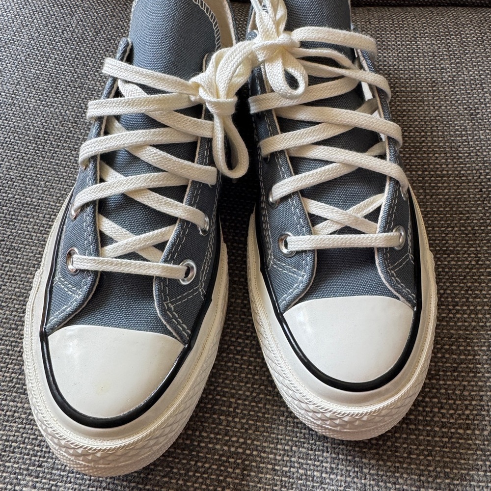 Converse Gray and White Sneakers
